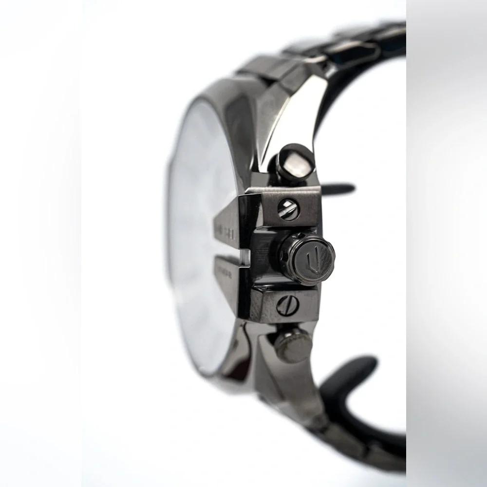 Diesel Mega Chief Chronograph Gunmetal Grey Dial Mens Watch DZ4282‎